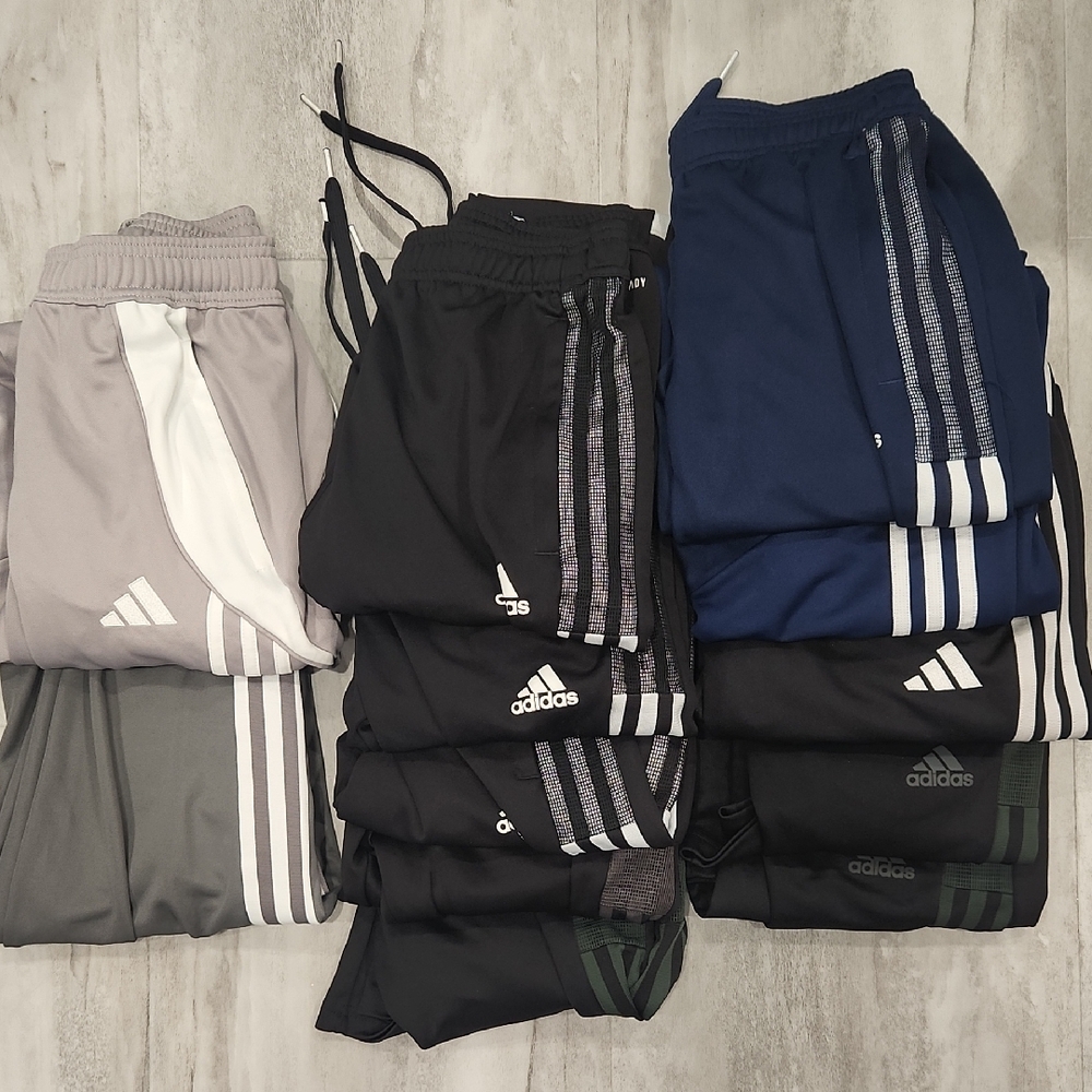 Adidas Boys Tiro Jogger Pants Size M Lot Of 12